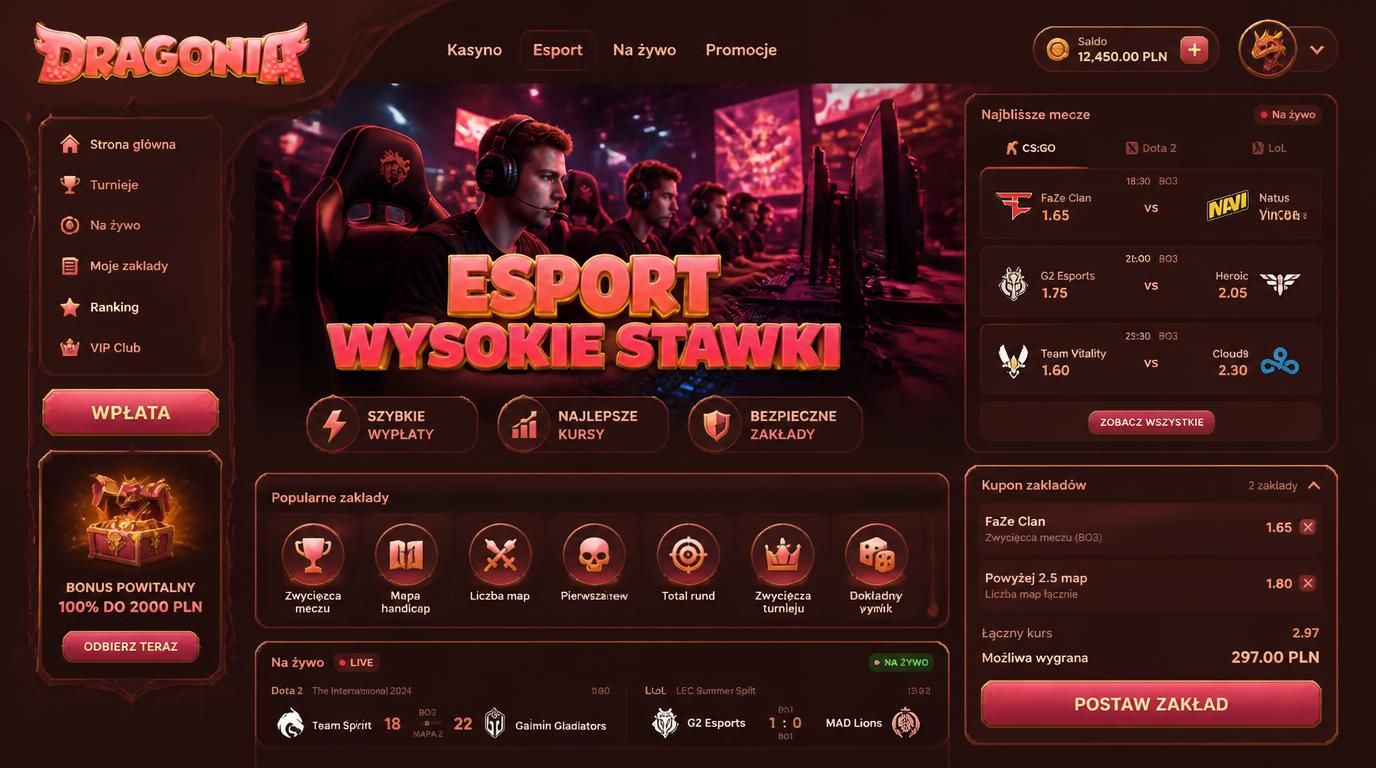 Mieszanka esportu, rywalizacji i wysokich zakładów w stylu turnieju